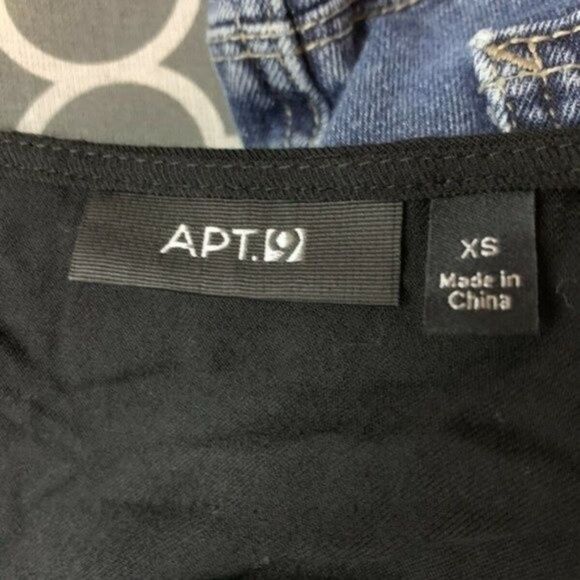 COPY - APT 9  black tribal print sleeveless tunic dress - Picture 3 of 7